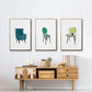 Take a Seat VI - Floater Framed Canvas Set