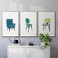 Take a Seat VI - Floater Framed Canvas Set