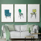 Take a Seat VI - Floater Framed Canvas Set