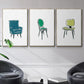 Take a Seat VI - Floater Framed Canvas Set
