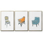 Take a Seat X - Floater Framed Canvas Set