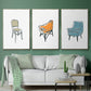 Take a Seat X - Floater Framed Canvas Set