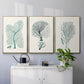 Antique Coastal Coral I - Floater Framed Canvas Set