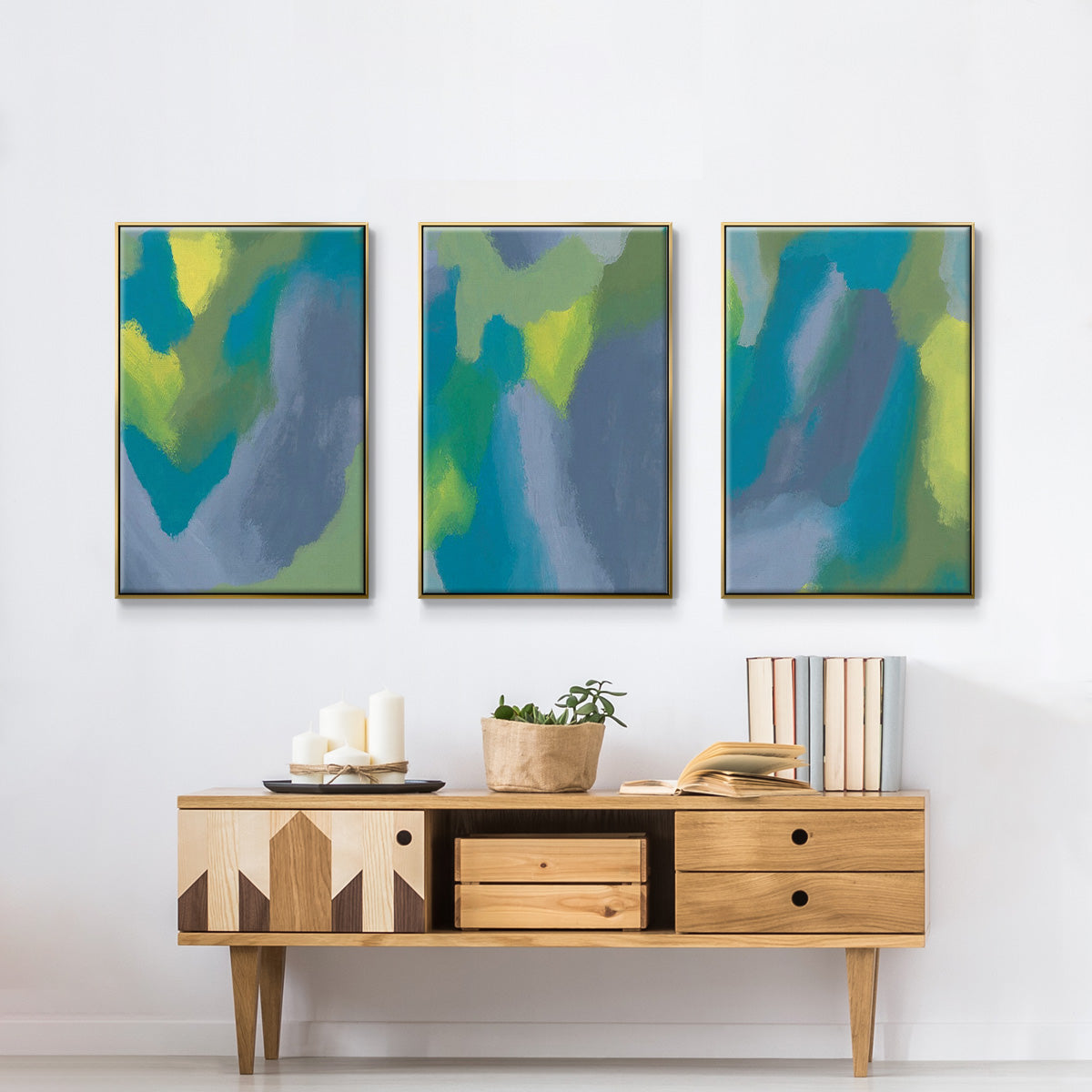 Lost in Memories I - Floater Framed Canvas Set