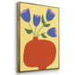 Modern Blooms I - Floater Framed Canvas Set
