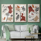 Soft Palms IV - Floater Framed Canvas Set