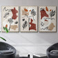 Soft Palms IV - Floater Framed Canvas Set
