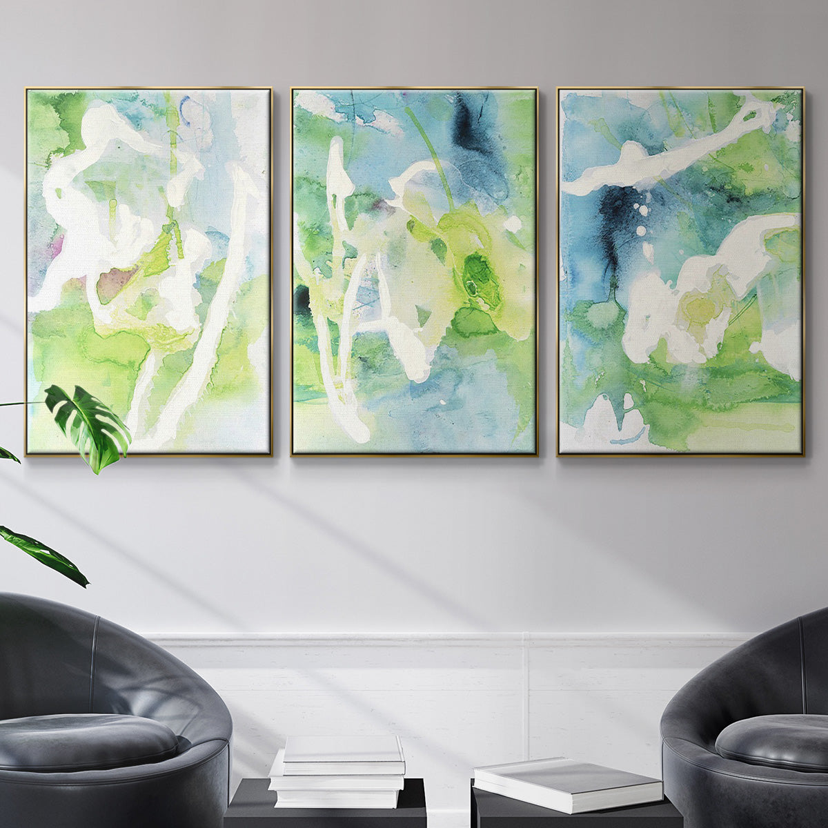 Rising Above I - Floater Framed Canvas Set