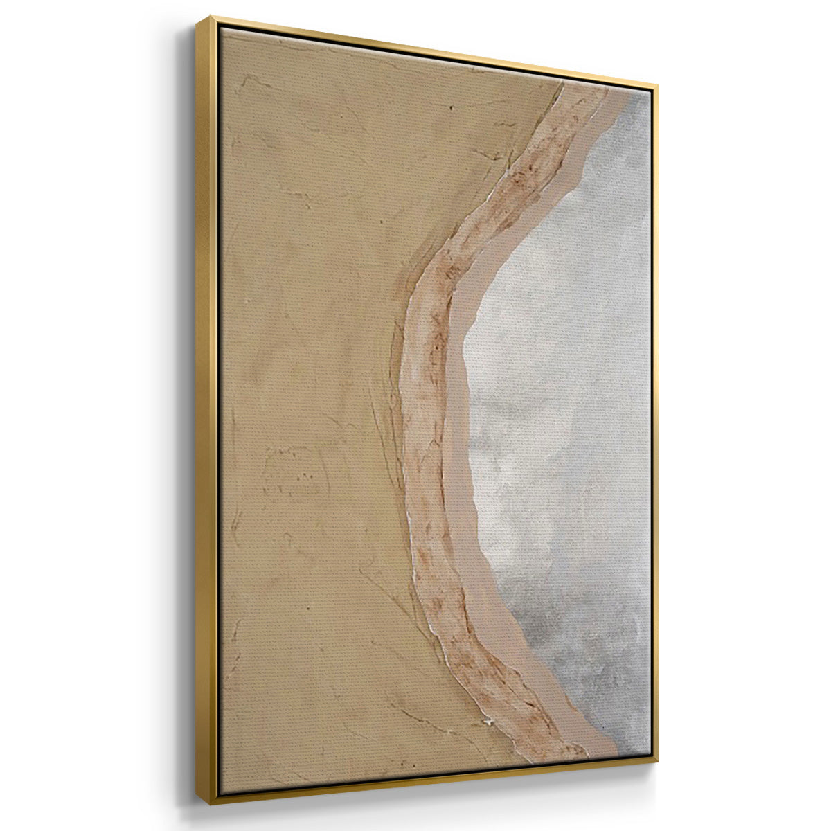 Silver Lake I - Floater Framed Canvas Set