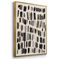 Chalk and Flint I - Floater Framed Canvas Set