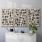 Chalk and Flint I - Floater Framed Canvas Set