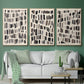 Chalk and Flint I - Floater Framed Canvas Set