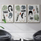 Collected Mindfulness I - Floater Framed Canvas Set