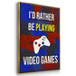 Gamer at Play I - Floater Framed Canvas Set