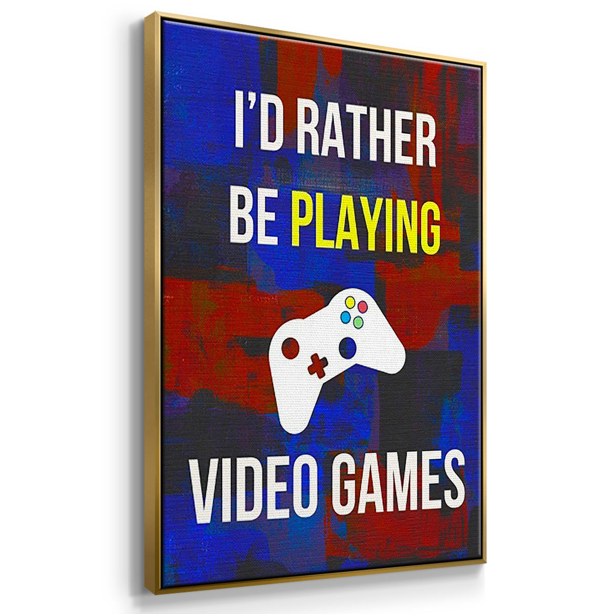 Gamer at Play I - Floater Framed Canvas Set
