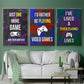 Gamer at Play I - Floater Framed Canvas Set