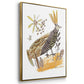 Glowing Garden at Dusk I - Floater Framed Canvas Set