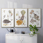 Glowing Garden at Dusk IV - Floater Framed Canvas Set