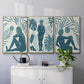 Moon Gazer I - Floater Framed Canvas Set