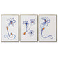 Wobbly Blooms I - Floater Framed Canvas Set