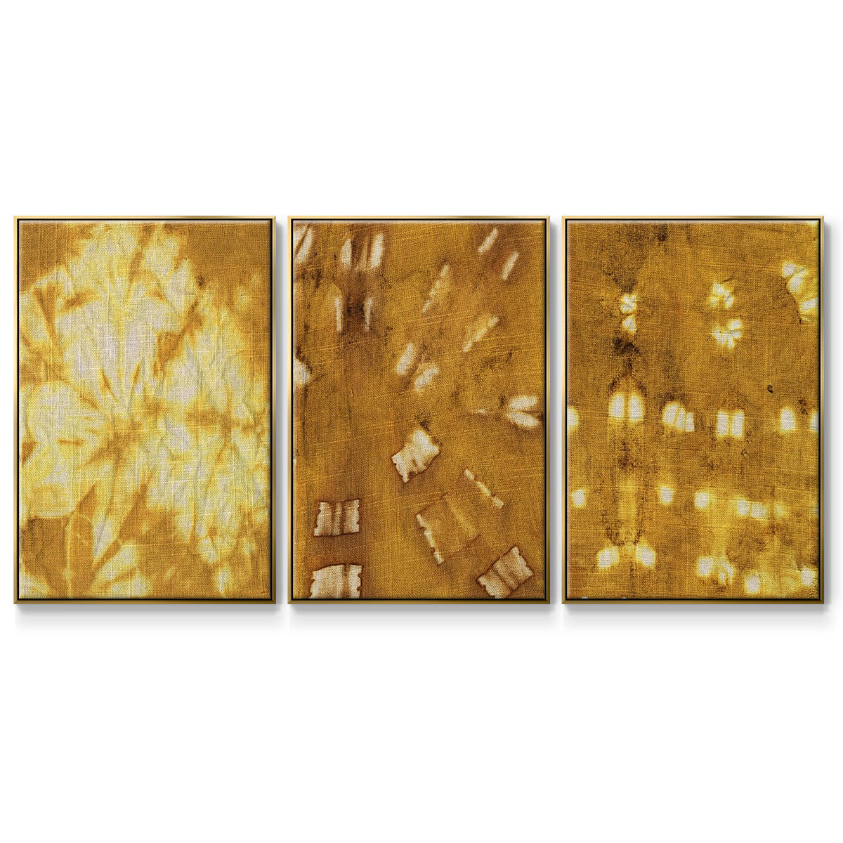 Turmeric Sunrise I - Floater Framed Canvas Set