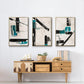 Geometry Notes I - Floater Framed Canvas Set