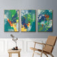 Tropical Graphics I - Floater Framed Canvas Set