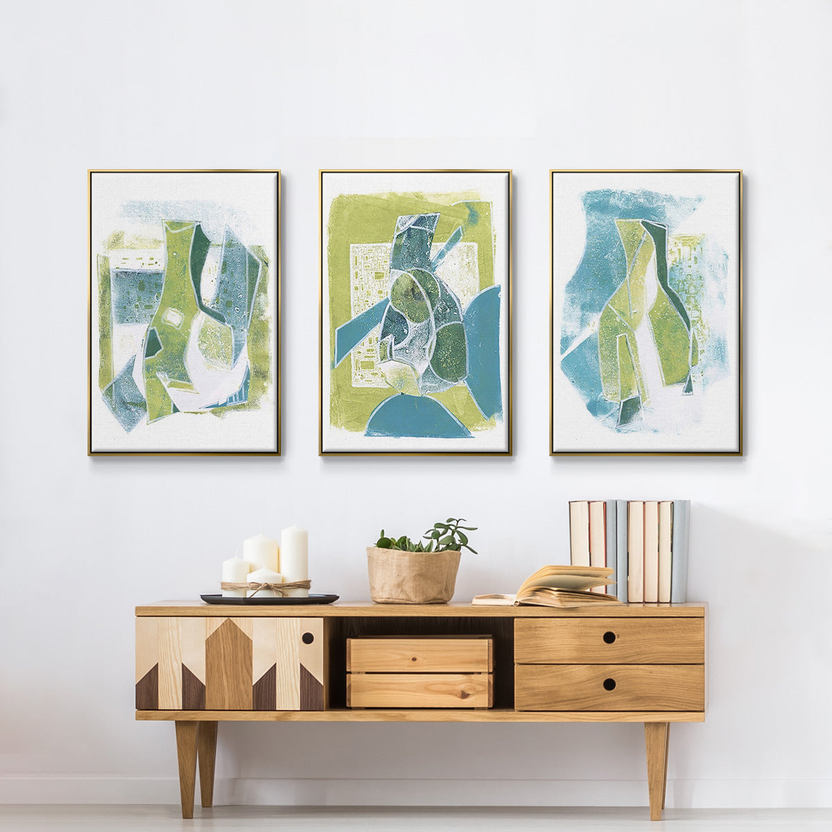 Jubilee Jugs III - Floater Framed Canvas Set