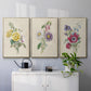 Antique Garden Bouquet I - Floater Framed Canvas Set