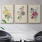Antique Garden Bouquet I - Floater Framed Canvas Set