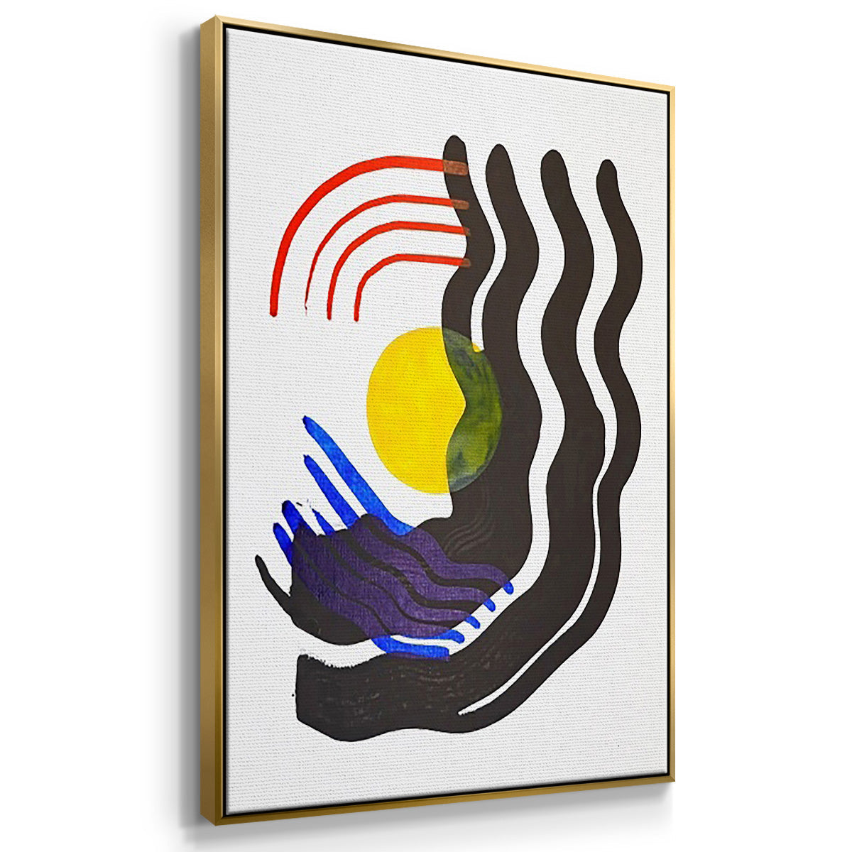 Shifting I - Floater Framed Canvas Set
