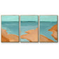Out on the Sandbar I - Floater Framed Canvas Set