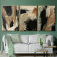 Baked Paintstrokes I - Floater Framed Canvas Set