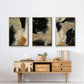 Baked Paintstrokes IV - Floater Framed Canvas Set