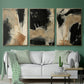 Baked Paintstrokes IV - Floater Framed Canvas Set
