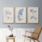 Blue Marine Algae I - Floater Framed Canvas Set