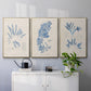 Blue Marine Algae I - Floater Framed Canvas Set