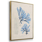 Blue Marine Algae IV - Floater Framed Canvas Set