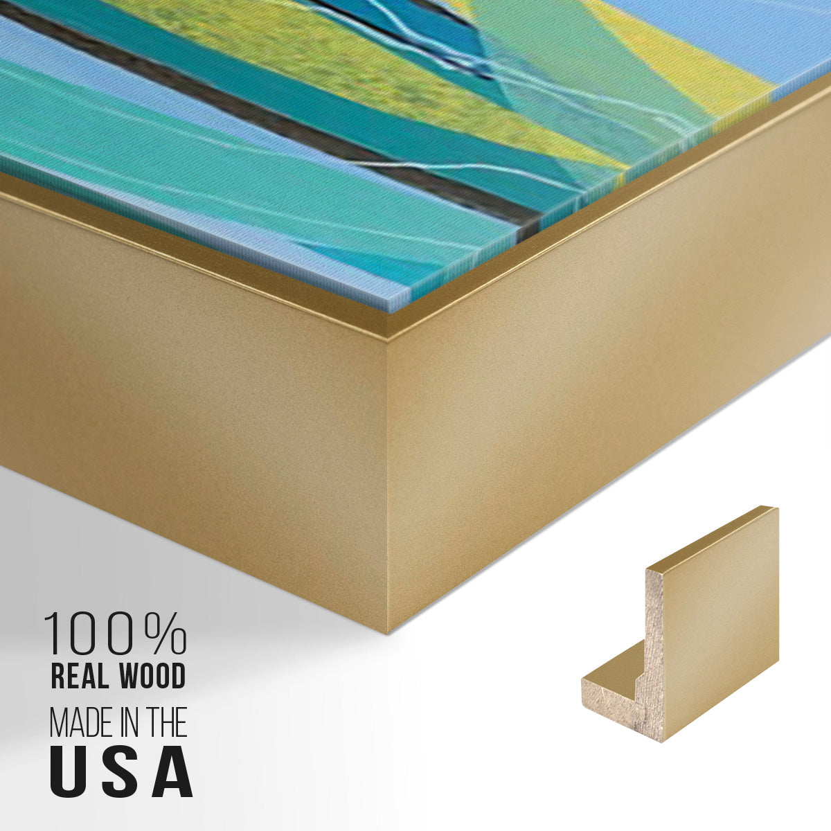 Circulating Flow I - Floater Framed Canvas Set
