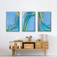 Circulating Flow I - Floater Framed Canvas Set