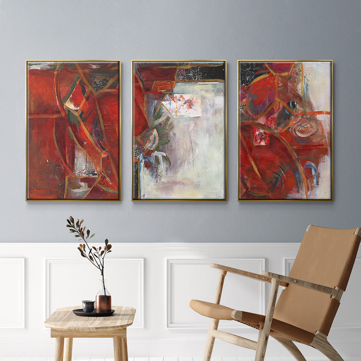 City Life I - Floater Framed Canvas Set