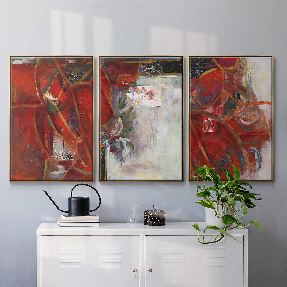 City Life I - Floater Framed Canvas Set