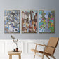 Magenta Garden - Floater Framed Canvas Set