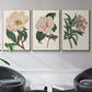 Pink Floral Mix VI - Floater Framed Canvas Set