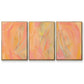 Peach Bliss I - Floater Framed Canvas Set