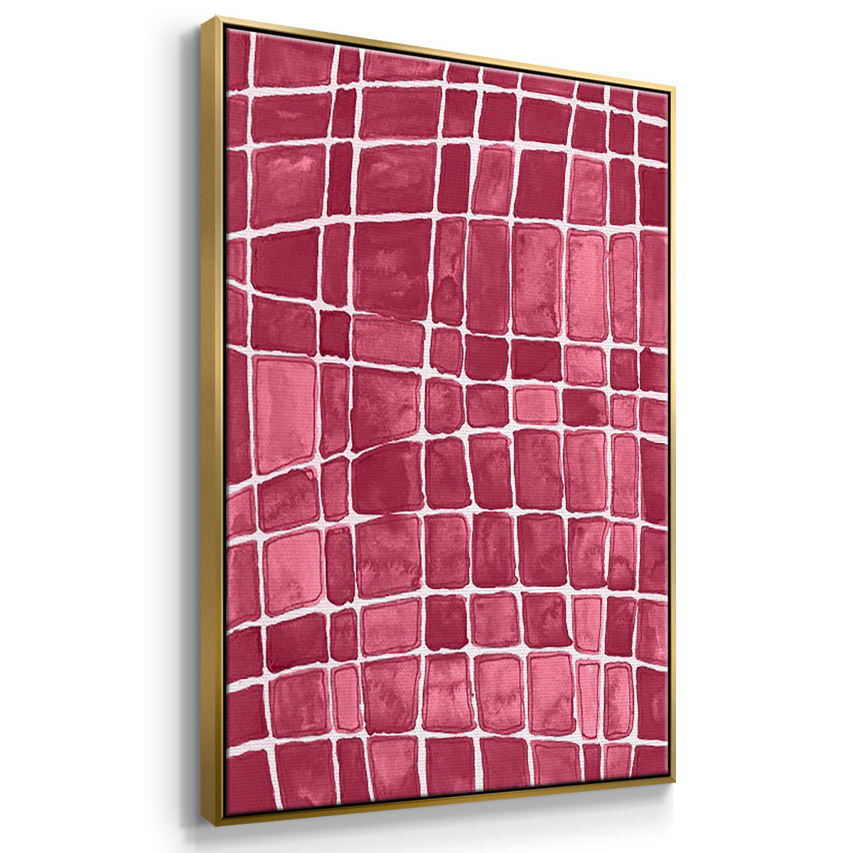 Square Bluff I - Floater Framed Canvas Set