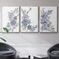 Periwinkle Patch I - Floater Framed Canvas Set