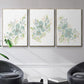 Seafoam Petals I - Floater Framed Canvas Set