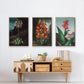 Temple of Flora I - Floater Framed Canvas Set