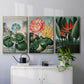 Temple of Flora IV - Floater Framed Canvas Set